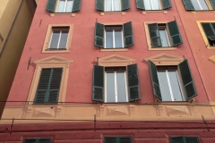 Facciata dipinta Via Balbi Genova