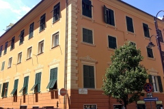 Decorazione architettonica dipinta Genova Pegli